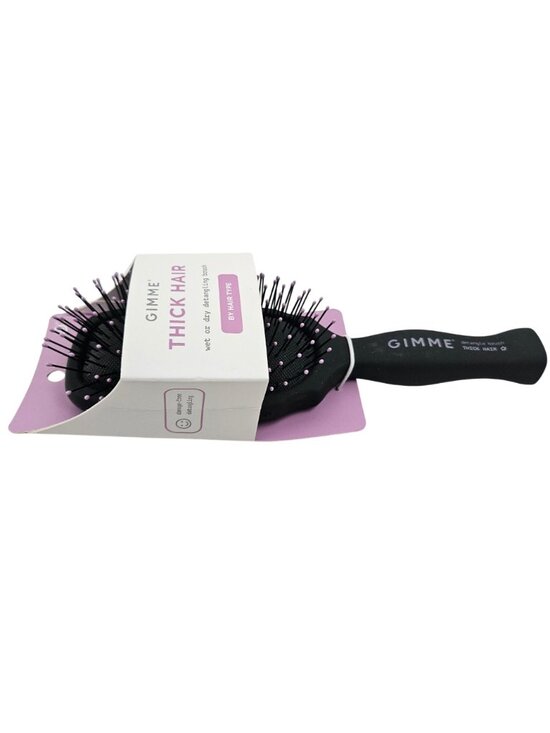 Gimme Detangling Hair Brush Thick Hair Wet or Dry Comfort Grip Handle NIP - Picture 2 of 9